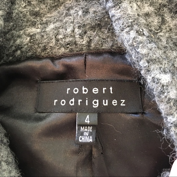 Robert Rodriuez Fuzzy Jacket with Hood - Picture 4 of 5